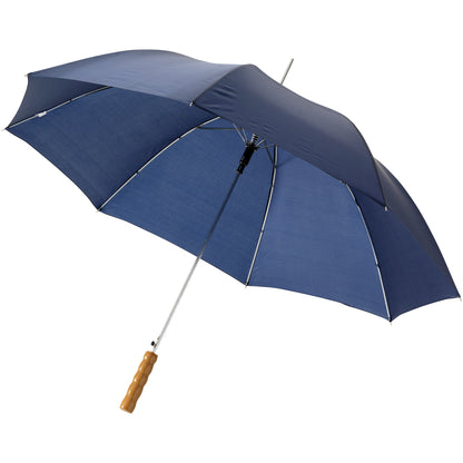 Navy - Front - Bullet 23in Lisa Automatic Umbrella (Pack Of 2)