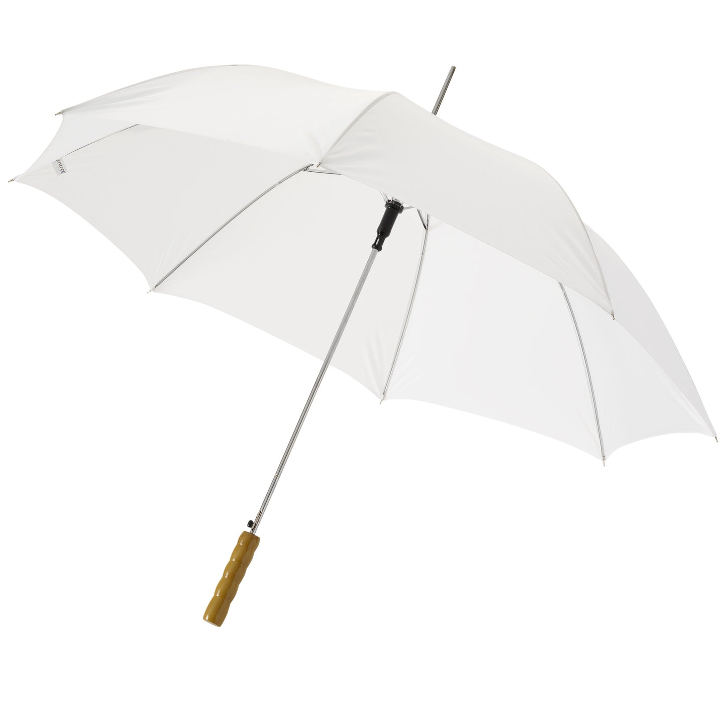 White - Front - Bullet 23in Lisa Automatic Umbrella (Pack Of 2)