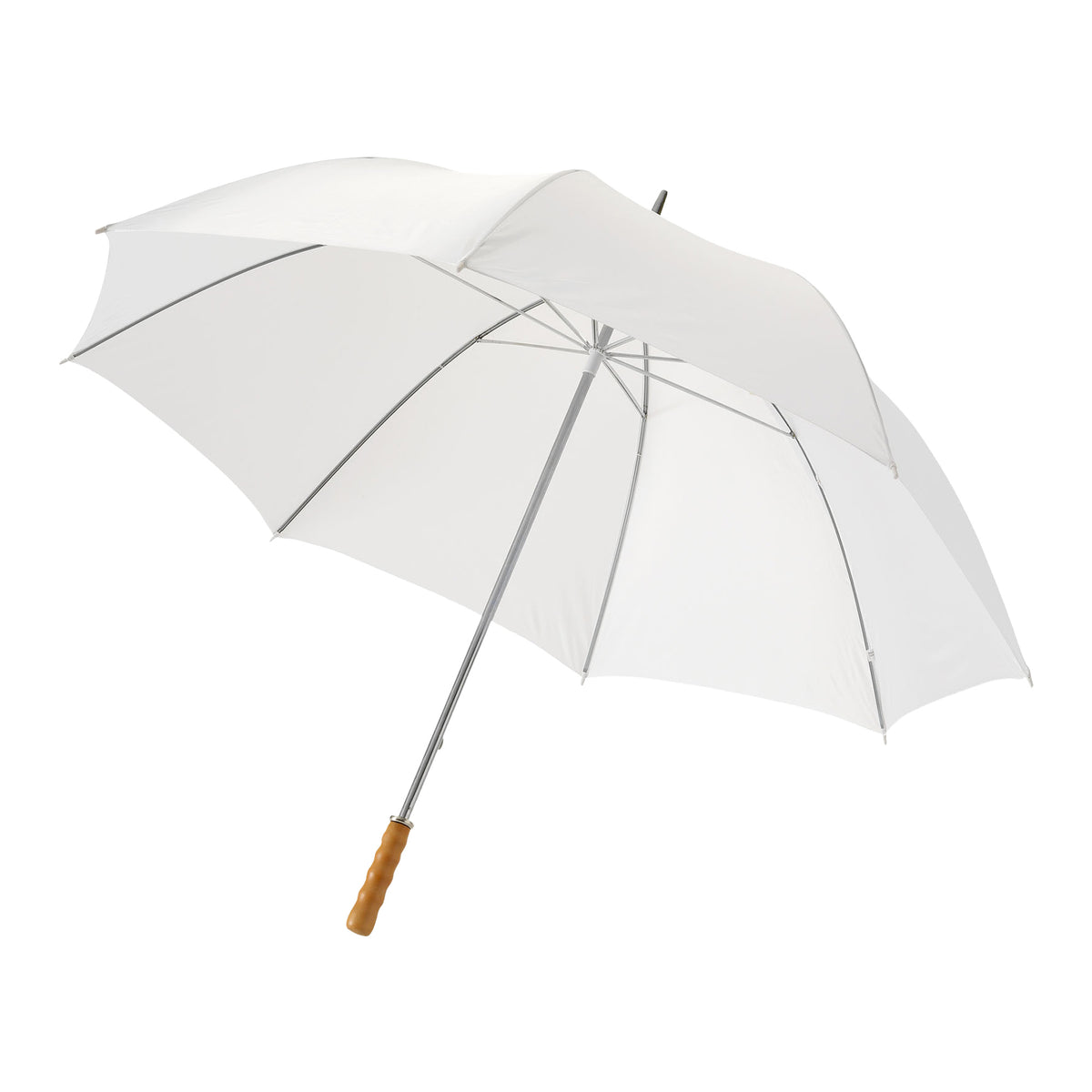 White - Front - Bullet 30in Golf Umbrella (Pack Of 2)