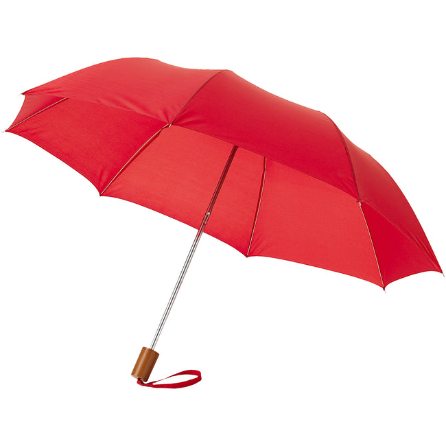 Red - Front - Bullet 20 Oho 2-Section Umbrella (Pack of 2)