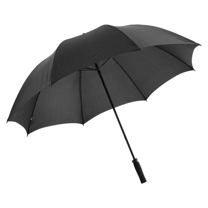 Solid Black - Back - Bullet 30in Yfke Storm Umbrella (Pack Of 2)