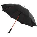 Solid Black-Red - Front - Avenue 23 Inch Spark Auto Open Storm Umbrella (Pack of 2)