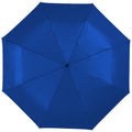 Royal Blue - Back - Bullet 21.5in Alex 3-Section Auto Open And Close Umbrella (Pack of 2)