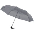 Grey - Front - Bullet 21.5in Ida 3-Section Umbrella (Pack of 2)