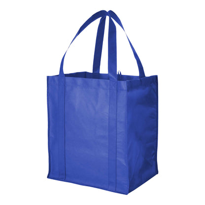 Royal Blue - Front - Bullet Liberty Non Woven Grocery Tote (Pack Of 2)