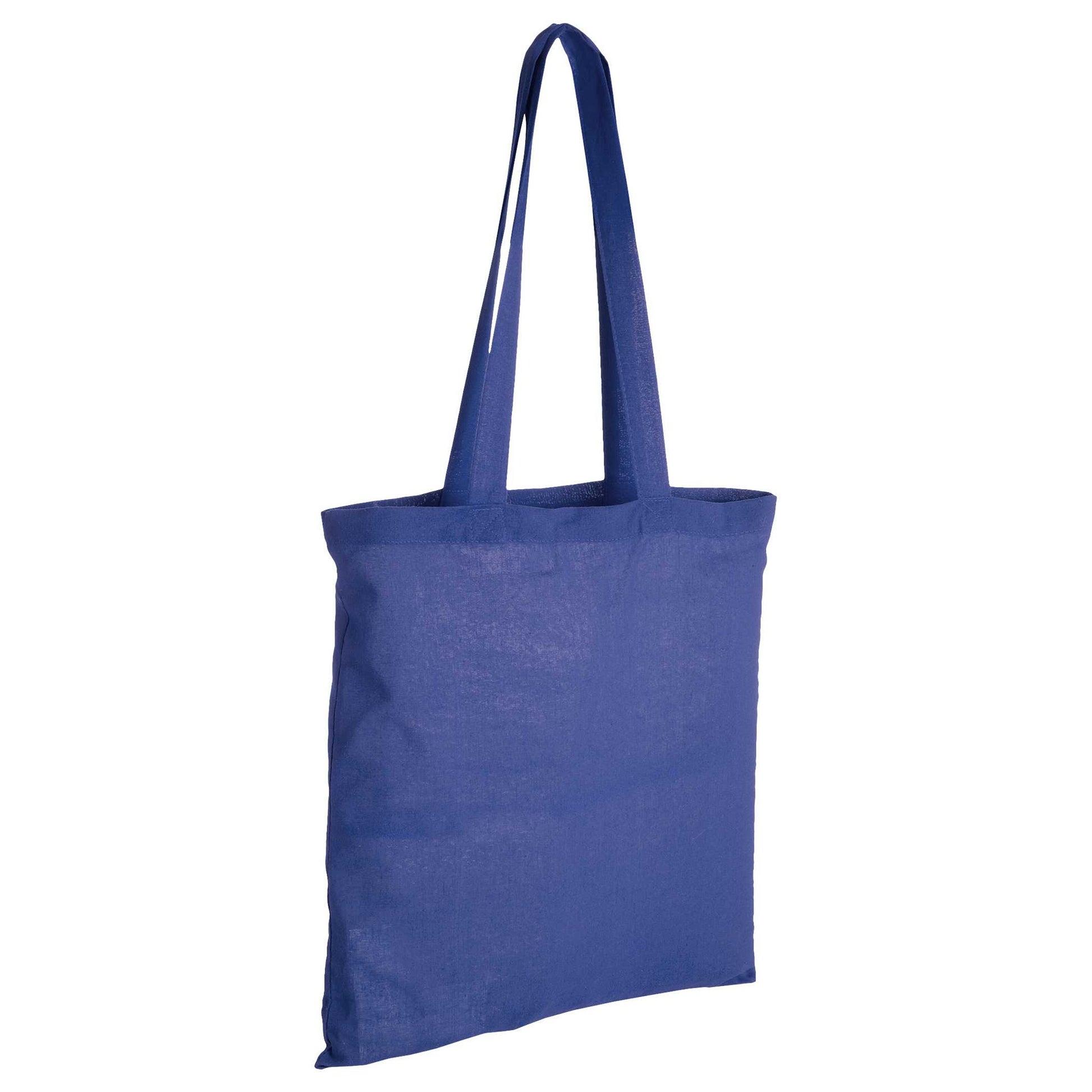 Royal Blue - Back - Bullet Carolina Cotton Tote (Pack Of 2)