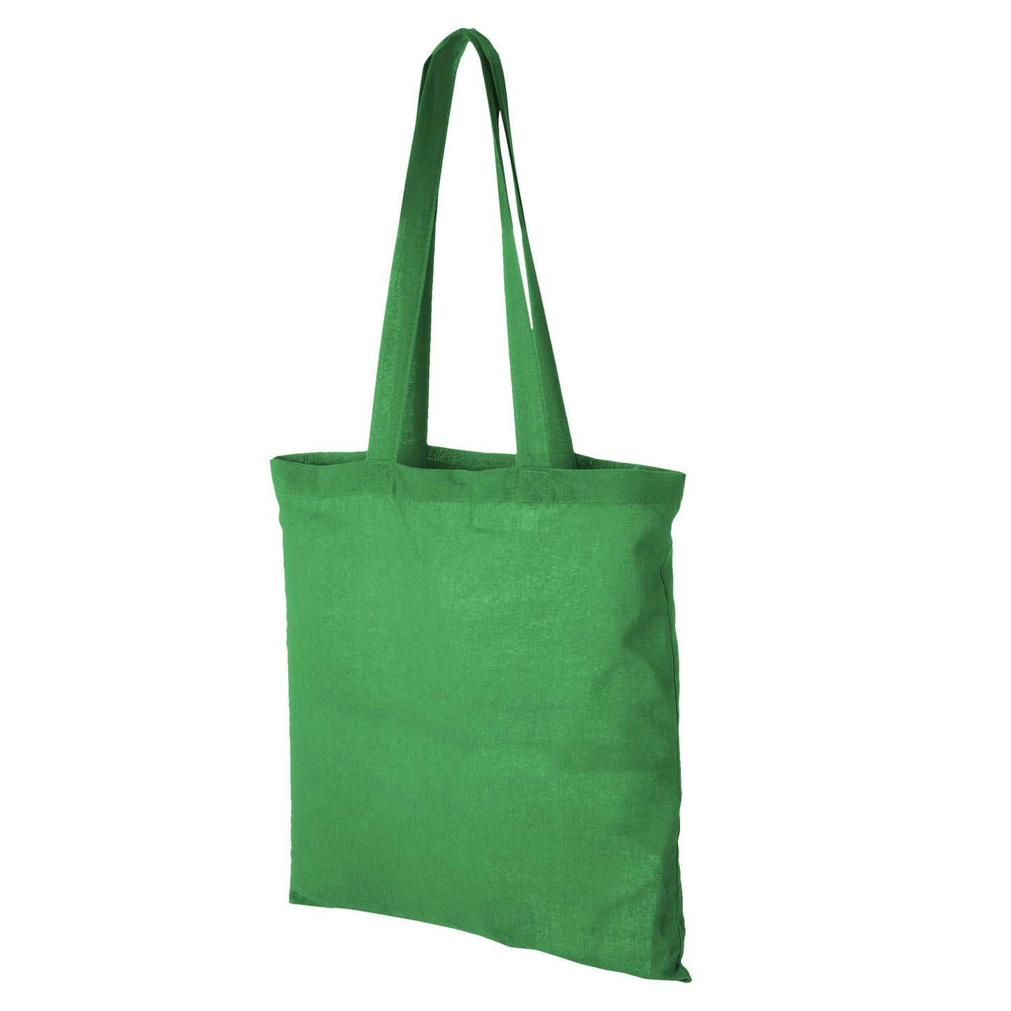Bright Green - Front - Bullet Carolina Cotton Tote (Pack Of 2)