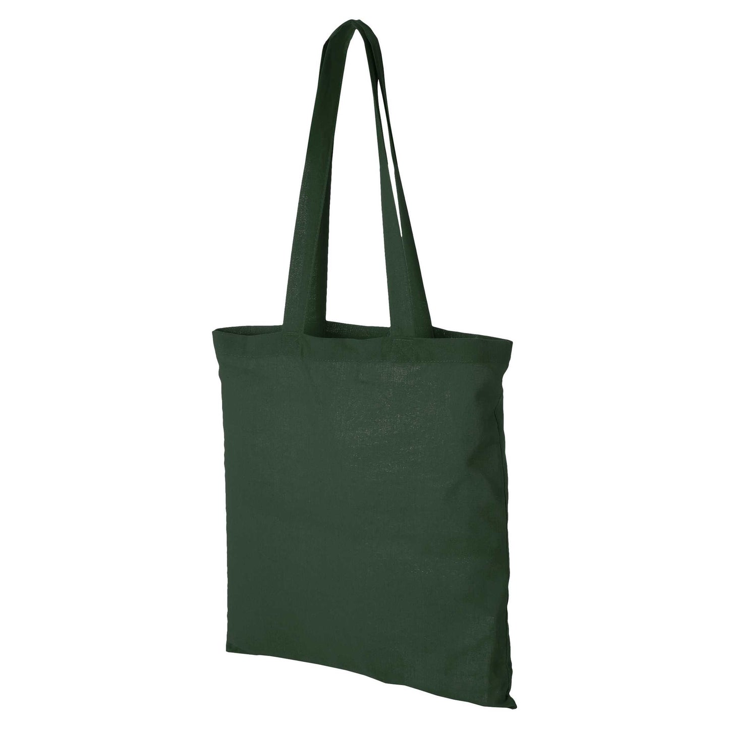 Green - Front - Bullet Carolina Cotton Tote (Pack Of 2)