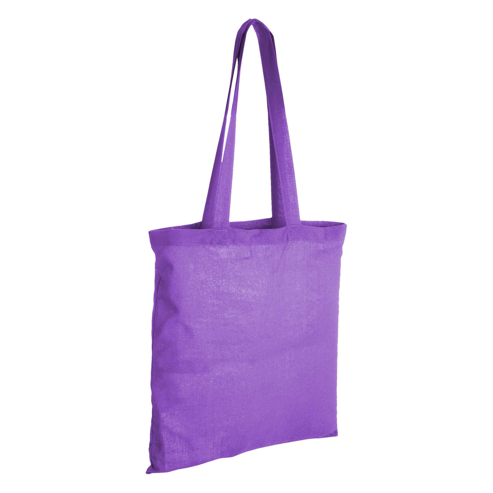 Lavender - Back - Bullet Carolina Cotton Tote (Pack Of 2)