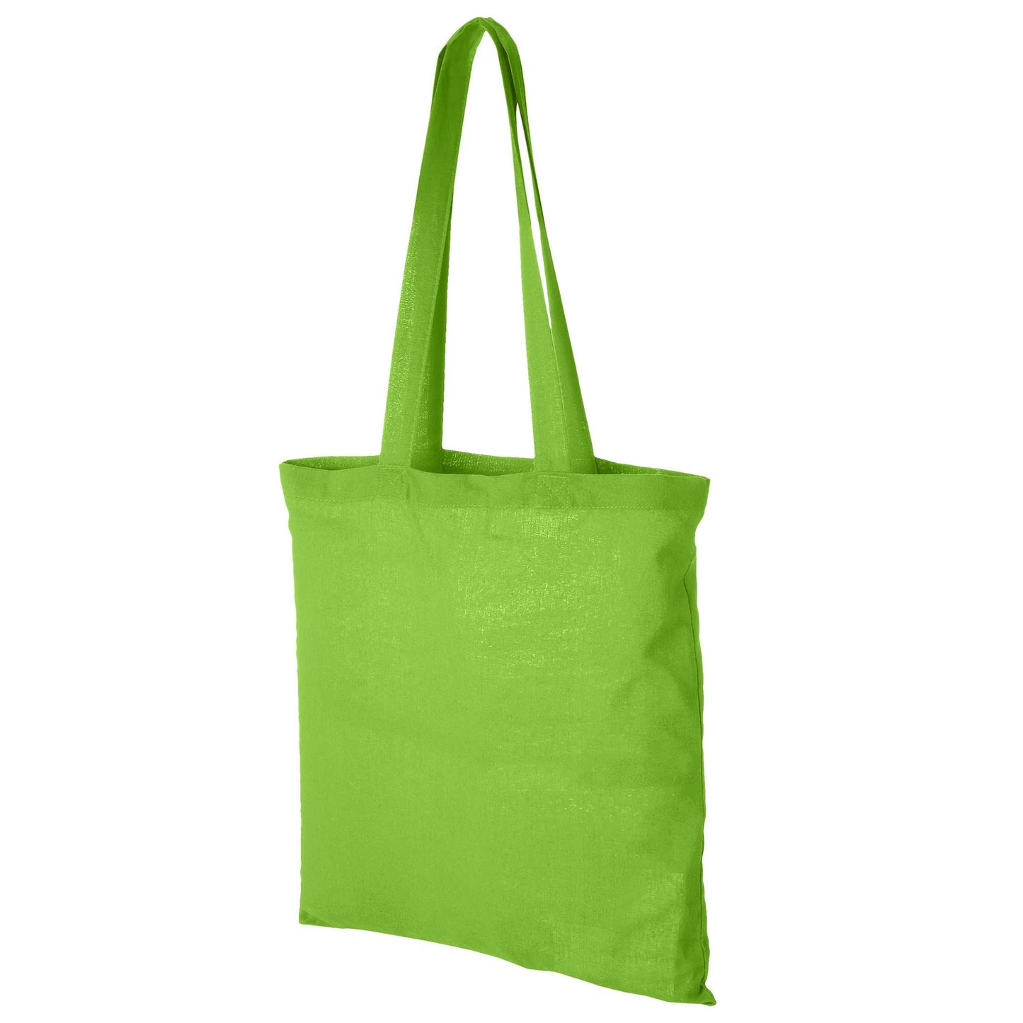 Lime - Front - Bullet Carolina Cotton Tote (Pack Of 2)