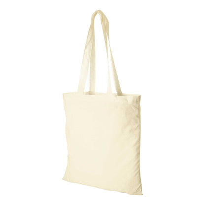 Natural - Front - Bullet Carolina Cotton Tote (Pack Of 2)