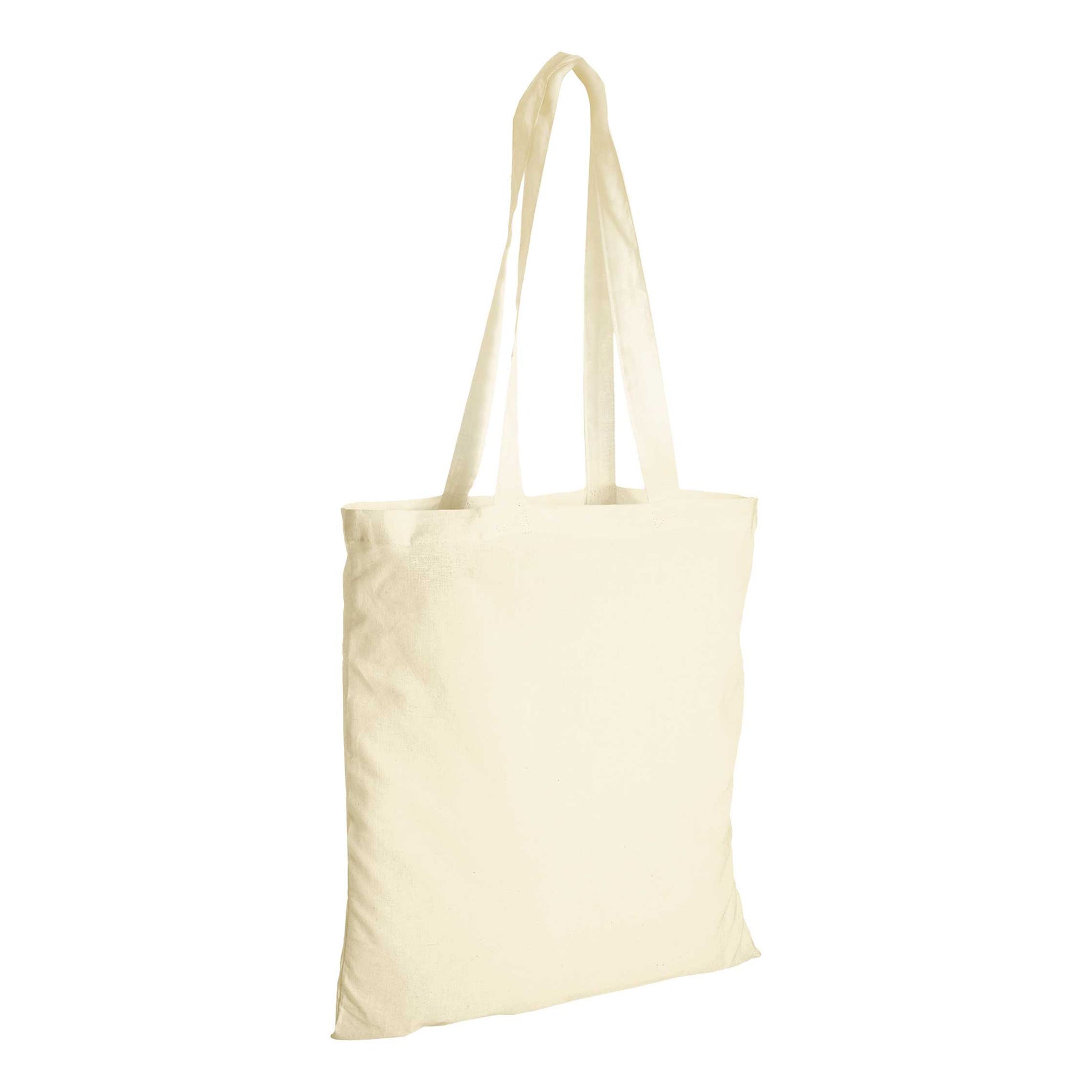 Natural - Back - Bullet Carolina Cotton Tote (Pack Of 2)