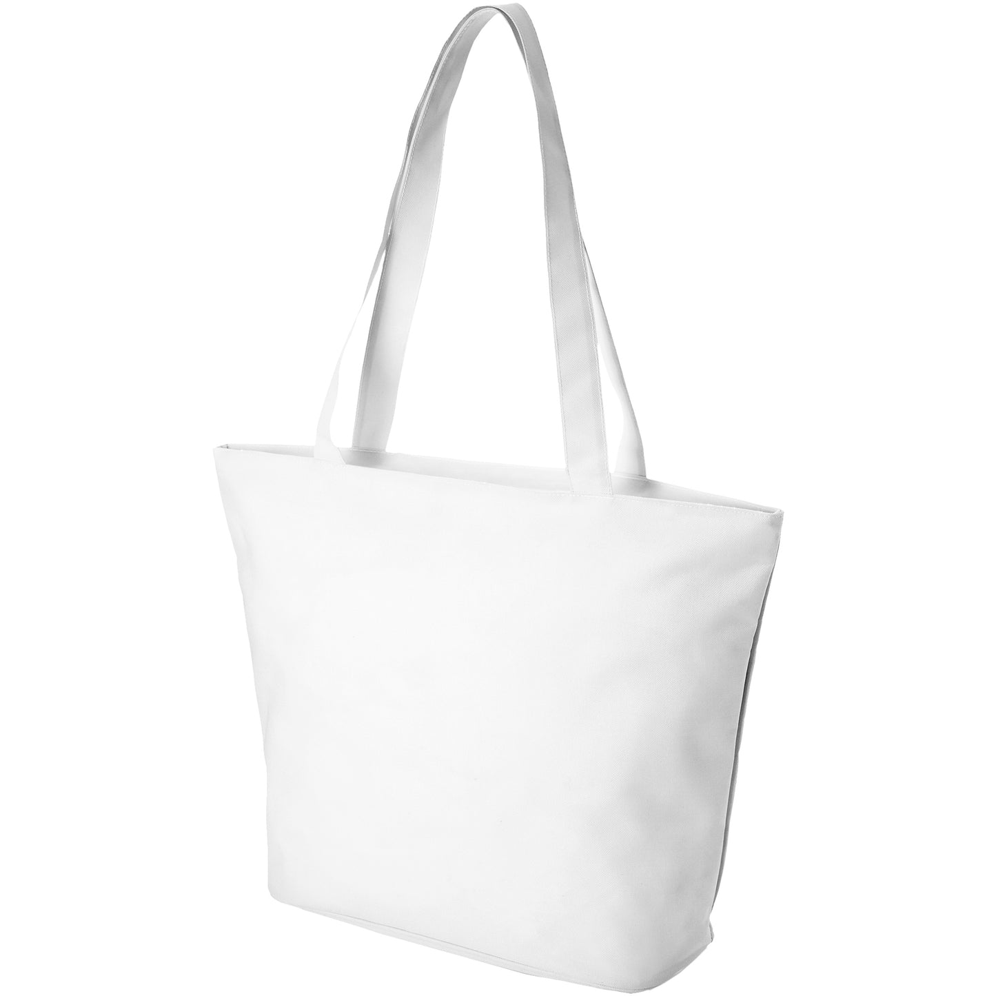 White - Front - Bullet Panama Beach Tote (Pack Of 2)