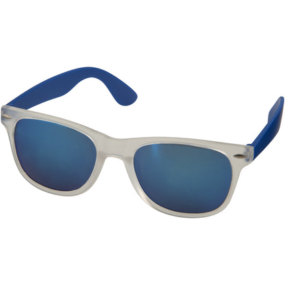 Royal Blue - Front - Bullet Sun Ray Sunglasses - Mirror