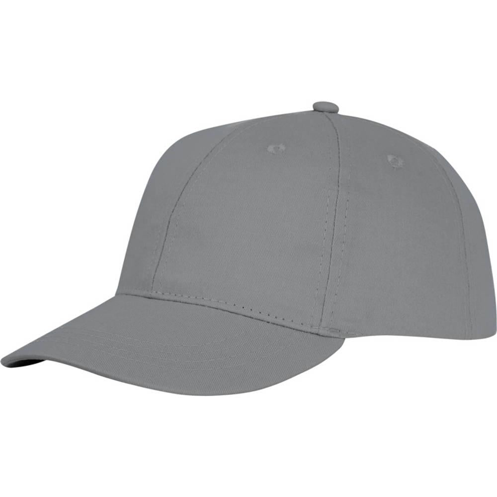 Grey - Front - Bullet Ares 6 Panel Cap