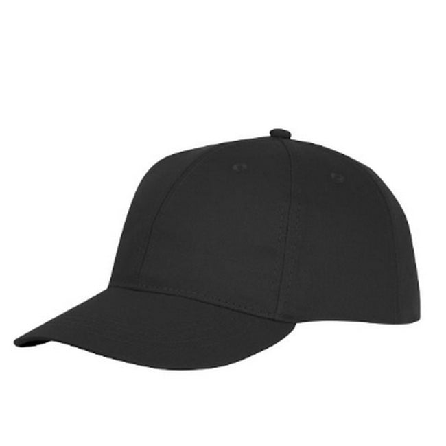 Solid Black - Front - Bullet Ares 6 Panel Cap