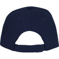 Navy - Back - Bullet Unisex Ceto 5 Panel Sandwich Cap