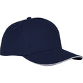 Navy - Lifestyle - Bullet Unisex Ceto 5 Panel Sandwich Cap