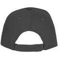 Storm Grey - Back - Bullet Unisex Ceto 5 Panel Sandwich Cap