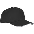 Solid Black - Lifestyle - Bullet Unisex Ceto 5 Panel Sandwich Cap