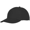 Solid Black - Front - Bullet Unisex Hades 5 Panel Cap