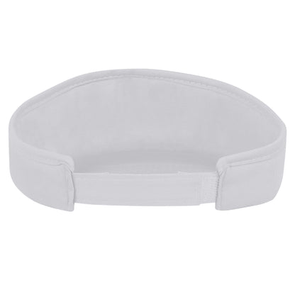 White - Back - Hera Unisex Sun Visor