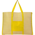 Yellow - Back - Bullet Bonbini Foldable Beach Tote And Mat