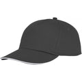 Grey - Front - Bullet Styx Sandwich Cap