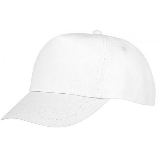 White - Front - Bullet Childrens-Kids Feniks 5 Panel Cap