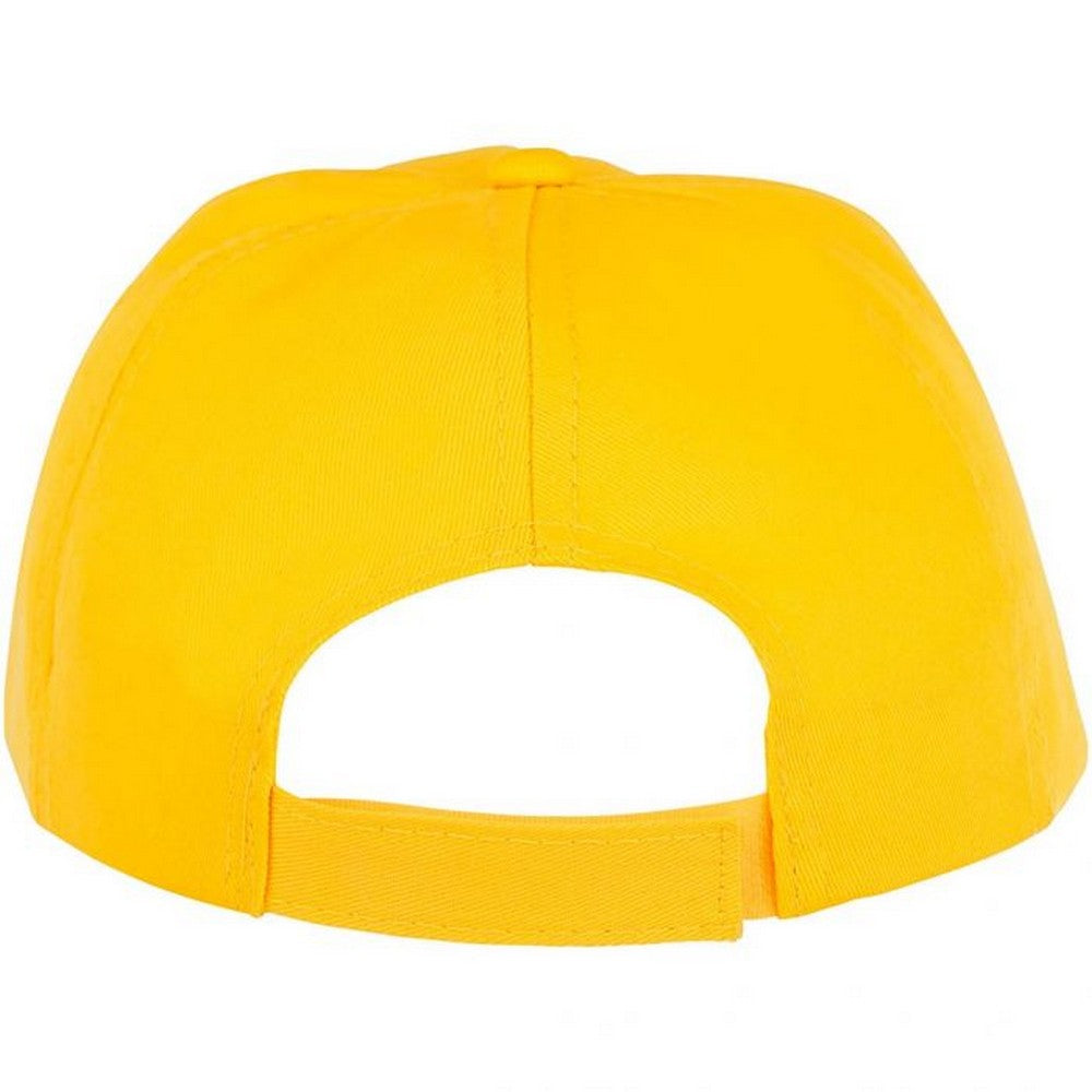 Yellow - Back - Bullet Childrens-Kids Feniks 5 Panel Cap