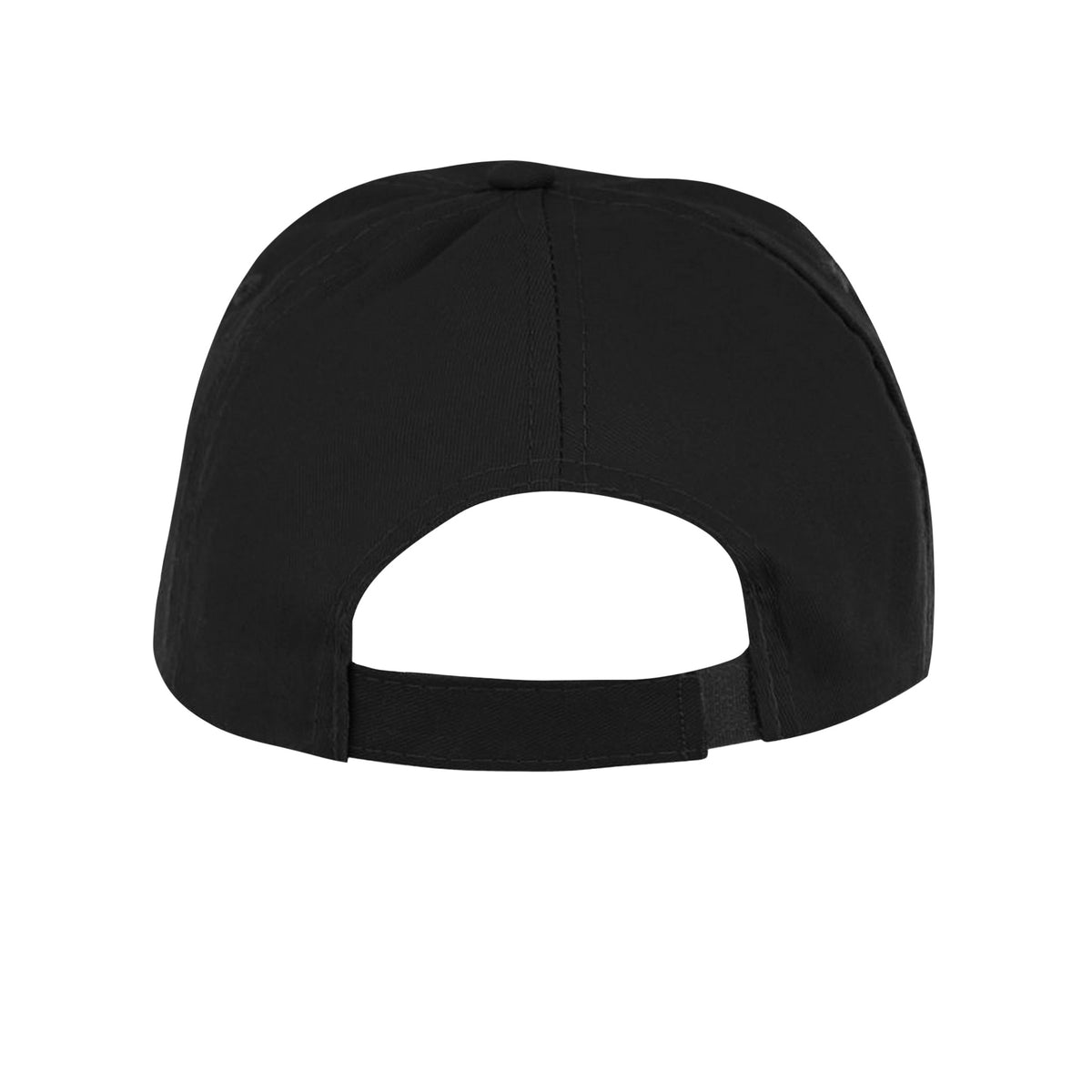 Solid Black - Back - Bullet Childrens-Kids Feniks 5 Panel Cap