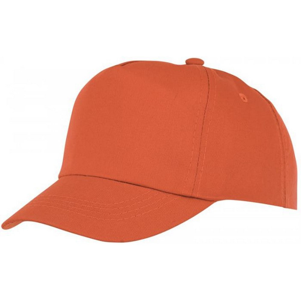 Orange - Front - Bullet Childrens-Kids Feniks 5 Panel Cap