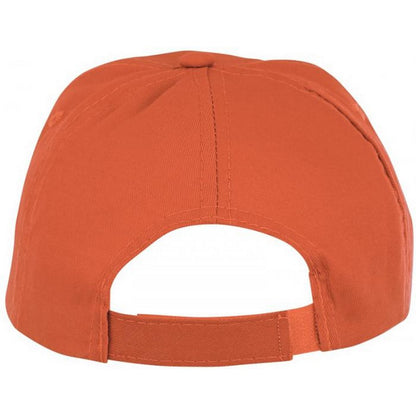 Orange - Back - Bullet Childrens-Kids Feniks 5 Panel Cap