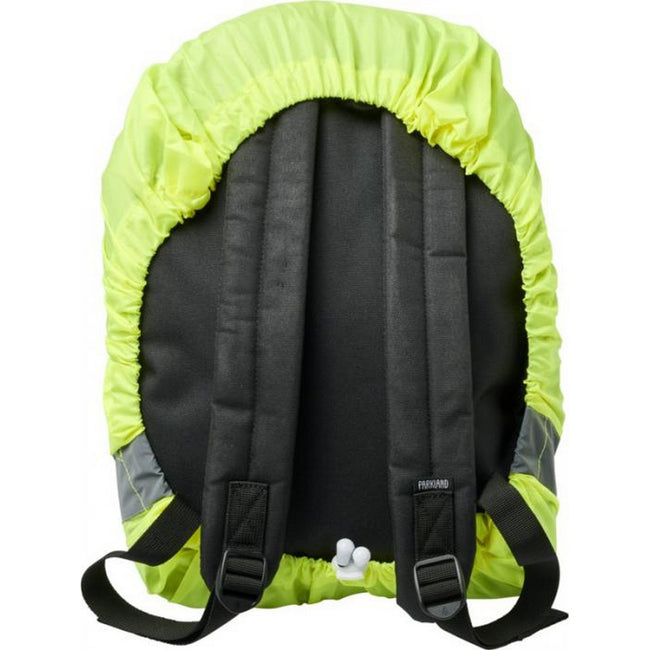 Neon Yellow - Back - Bullet William Reflective-Waterproof Bag Cover