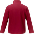 Red - Back - Elevate Orion Mens Softshell Jacket