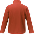 Orange - Back - Elevate Orion Mens Softshell Jacket