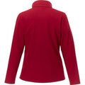 Red - Back - Elevate Orion Womens-Ladies Softshell Jacket