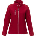 Red - Front - Elevate Orion Womens-Ladies Softshell Jacket