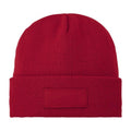 Red - Front - Bullet Boreas Beanie With Patch