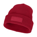 Red - Side - Bullet Boreas Beanie With Patch