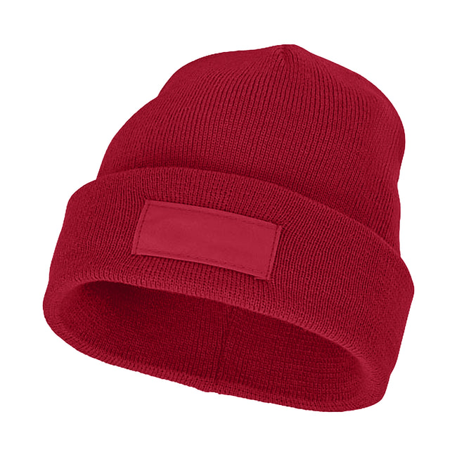 Orange - Back - Bullet Boreas Beanie With Patch