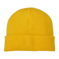 Yellow - Back - Bullet Boreas Beanie With Patch