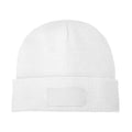 White - Front - Bullet Boreas Beanie With Patch