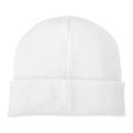 White - Back - Bullet Boreas Beanie With Patch