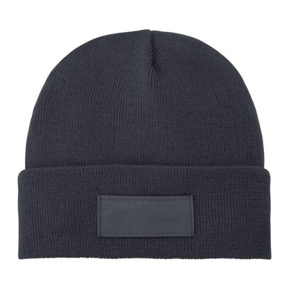 Storm Grey - Front - Bullet Boreas Beanie With Patch