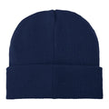 Navy - Back - Bullet Boreas Beanie With Patch