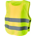 Neon Yellow - Front - Bullet Childrens-Kids Marie Safety Vest