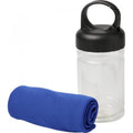 Royal Blue - Back - Bullet Remy Cooling Towel in PET Container