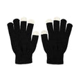 Solid Black - Front - Bullet Unisex Adults Billy Tactile Gloves