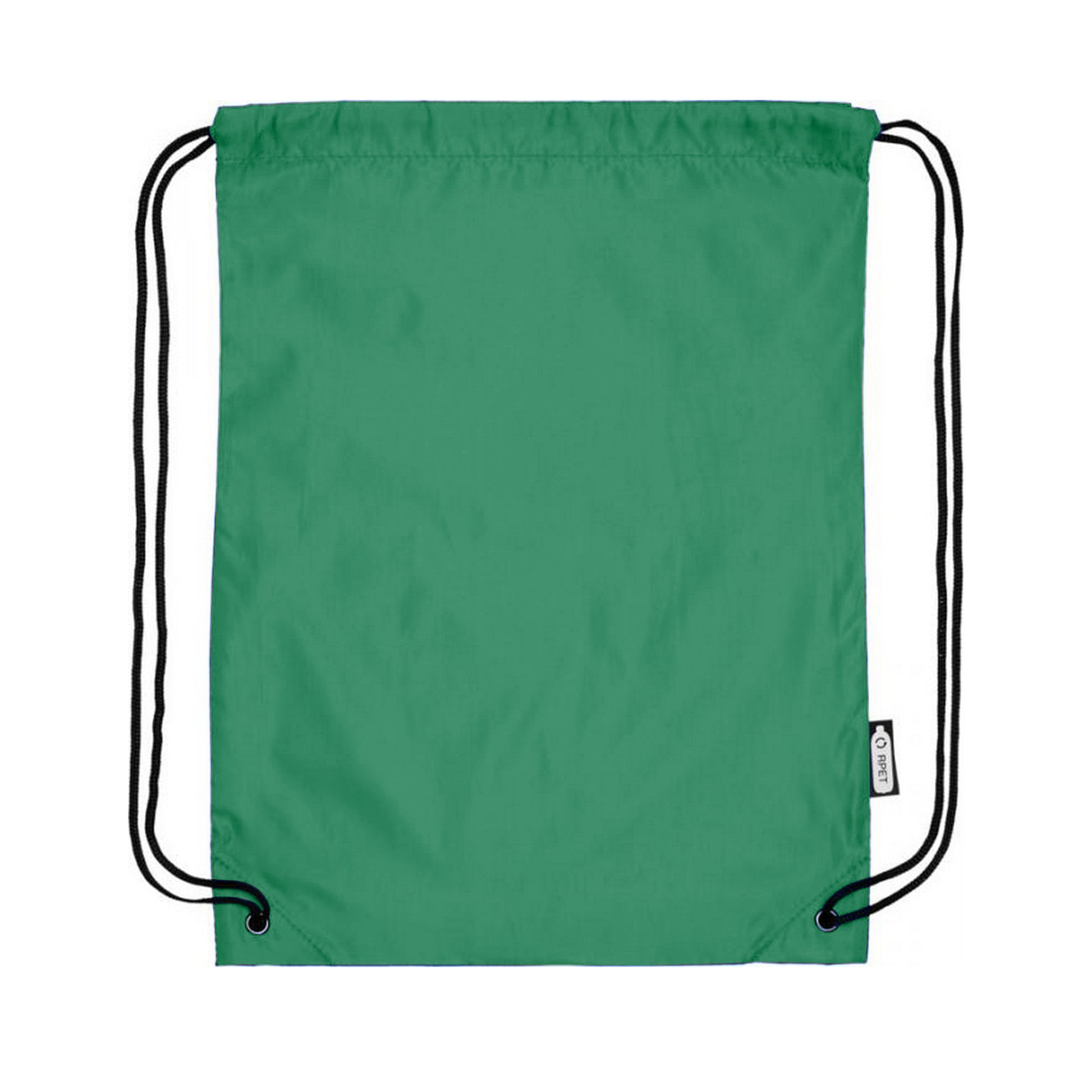 Green - Back - Bullet Oriole Recycled Drawstring Backpack